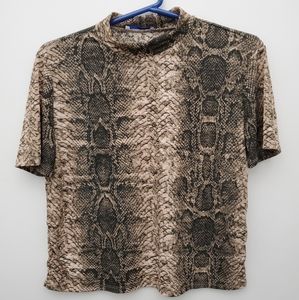 Animal Print Zara Top